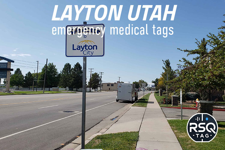 Layton Utah emergency medical tags