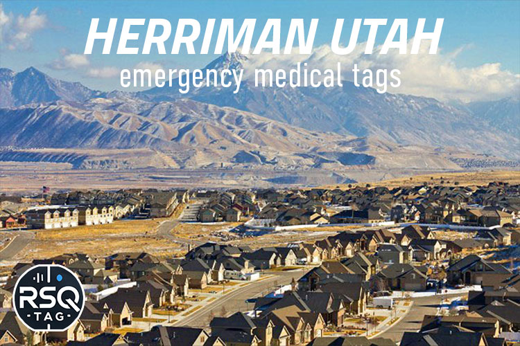 Herriman Utah emergency medical tags