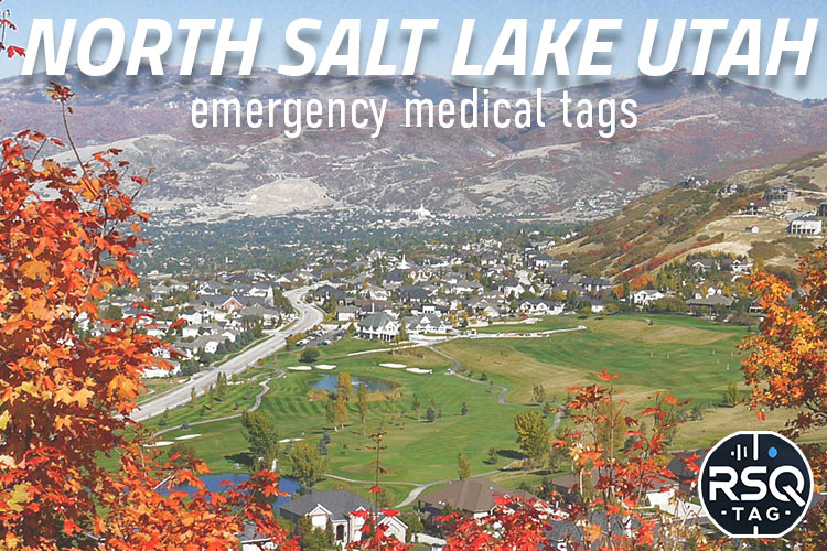 North Salt Lake Utah emergency medical tags