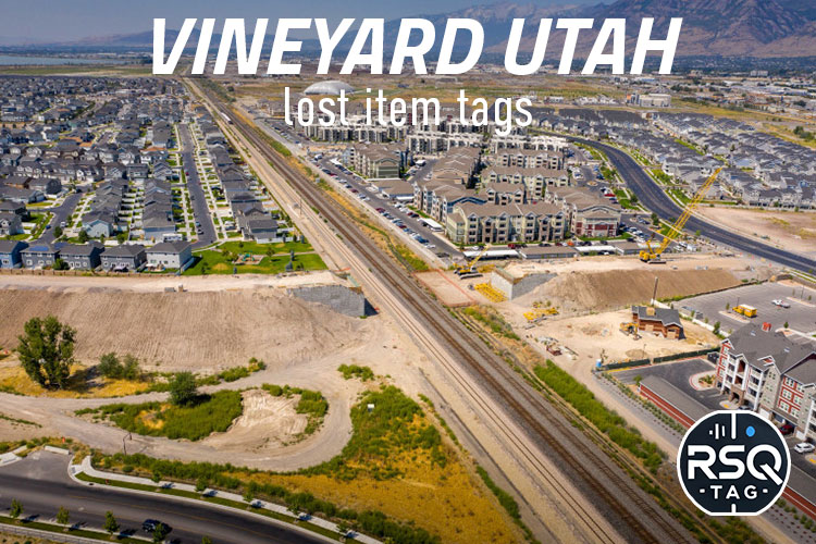 Vineyard Utah lost item tags