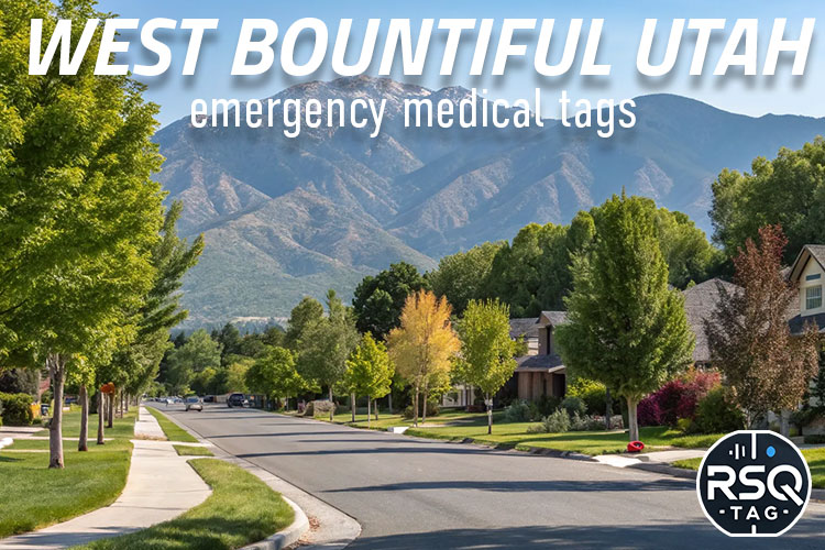 West Bountiful Utah emergency medical tags