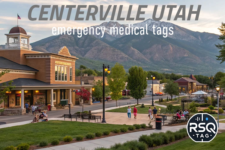 Centerville Utah emergency medical tags