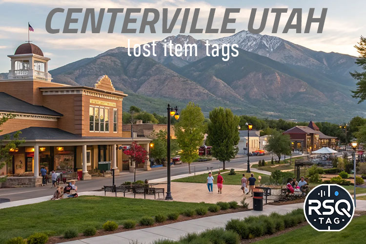 Centerville Utah lost item tags