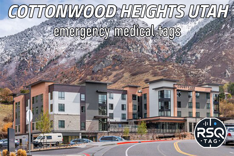 Cottonwood Heights Utah emergency medical tags