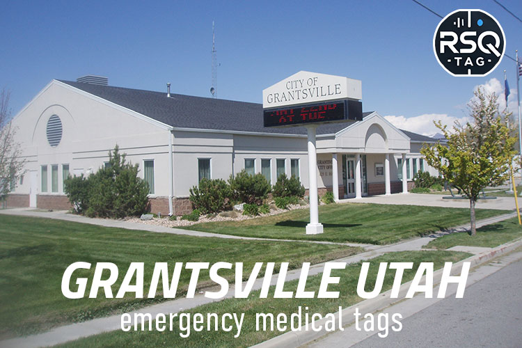 Grantsville Utah emergency medical tags